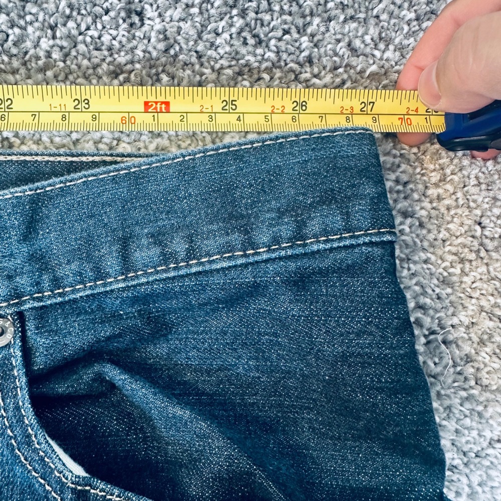 Levis 559 Relaxed Straight Jeans Mens 54x30 Dark Wash Indigo Denim Big & Tall - Picture 6 of 8